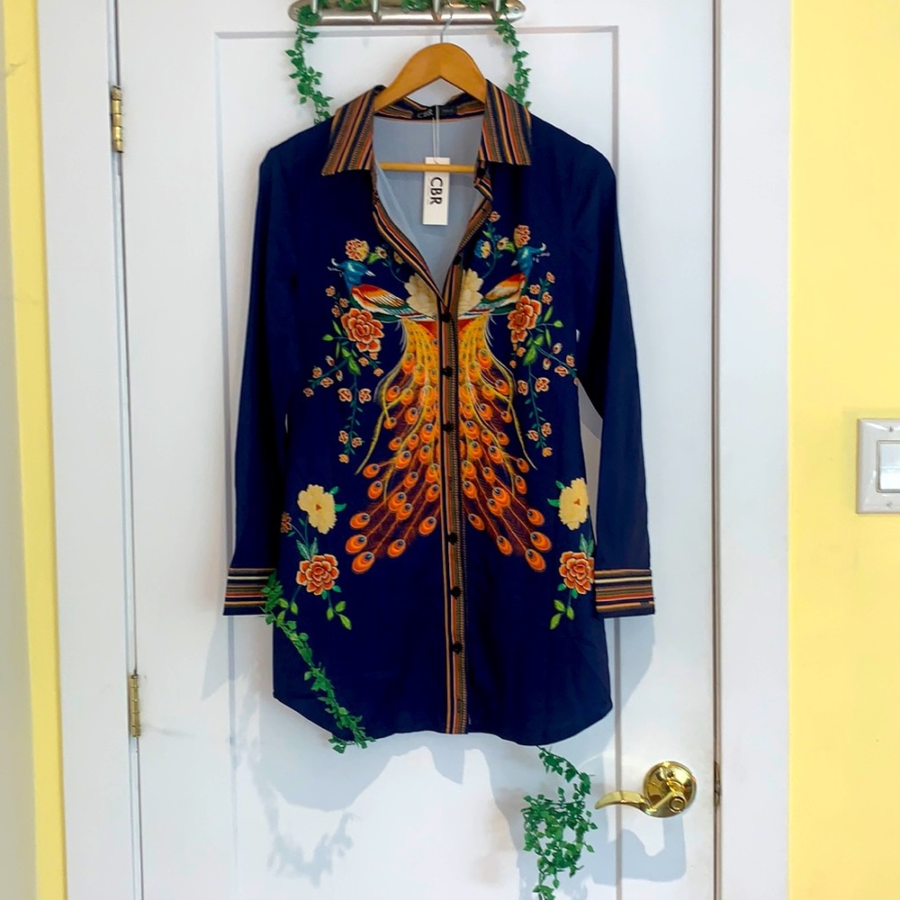 NWT CBR tunic long blouse
